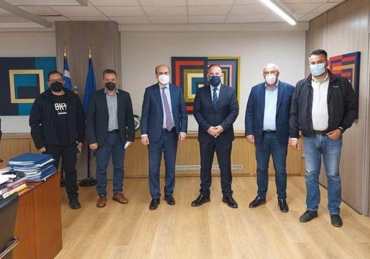 Σύσκεψη Ιωάννη Παππά και Ε.Κ.Ρ με τον Υπουργό Εργασίας και Κοινωνικών Υποθέσεων