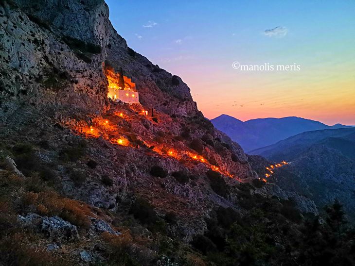 Παναγιά Κυρά Ψηλή Βαθύ Καλύμνου 2013 ( βίντεο Μανώλη Μέρη)