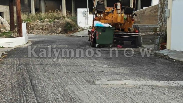 Ακόμα ένα έργο στην Κάλυμνο που δεν τελειώνει στην ώρα του